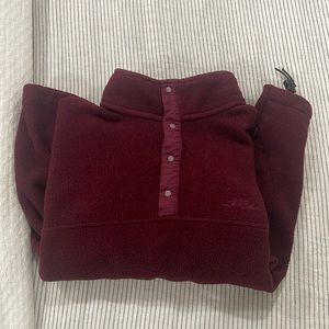 Maroon Fleece Jacket